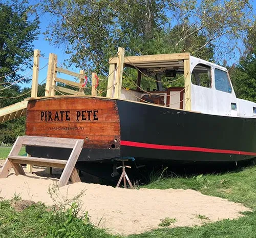 Pete's Pirate Ship at Ellms Farm